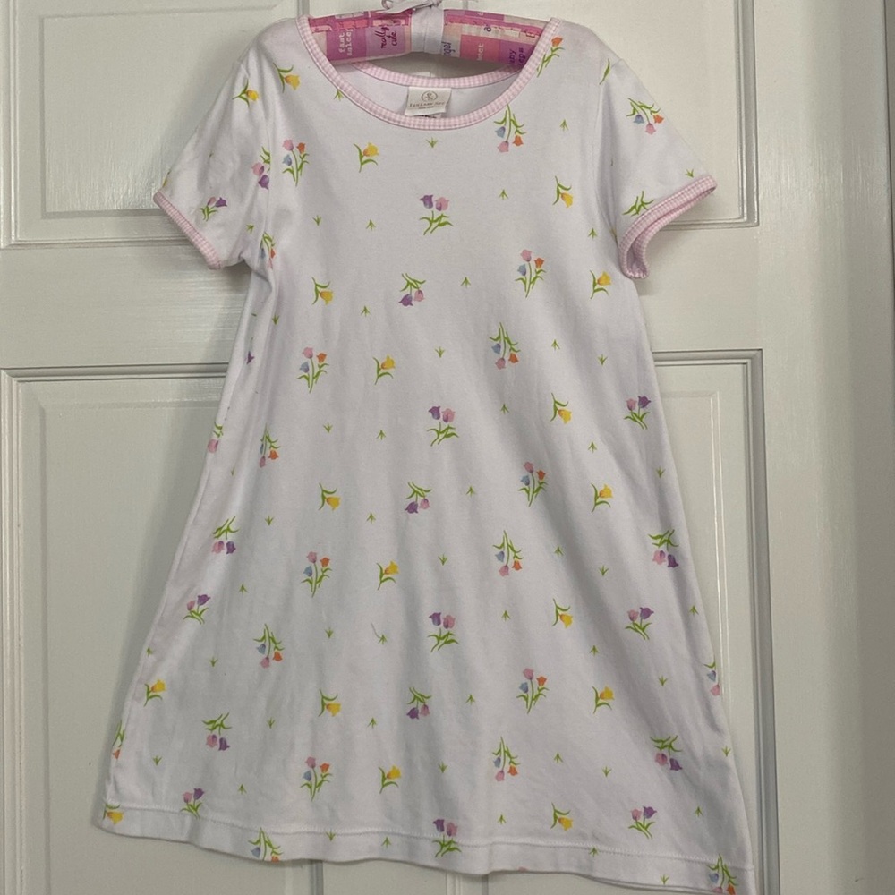 Lullaby Set Faith tulip print dress girls size 7
